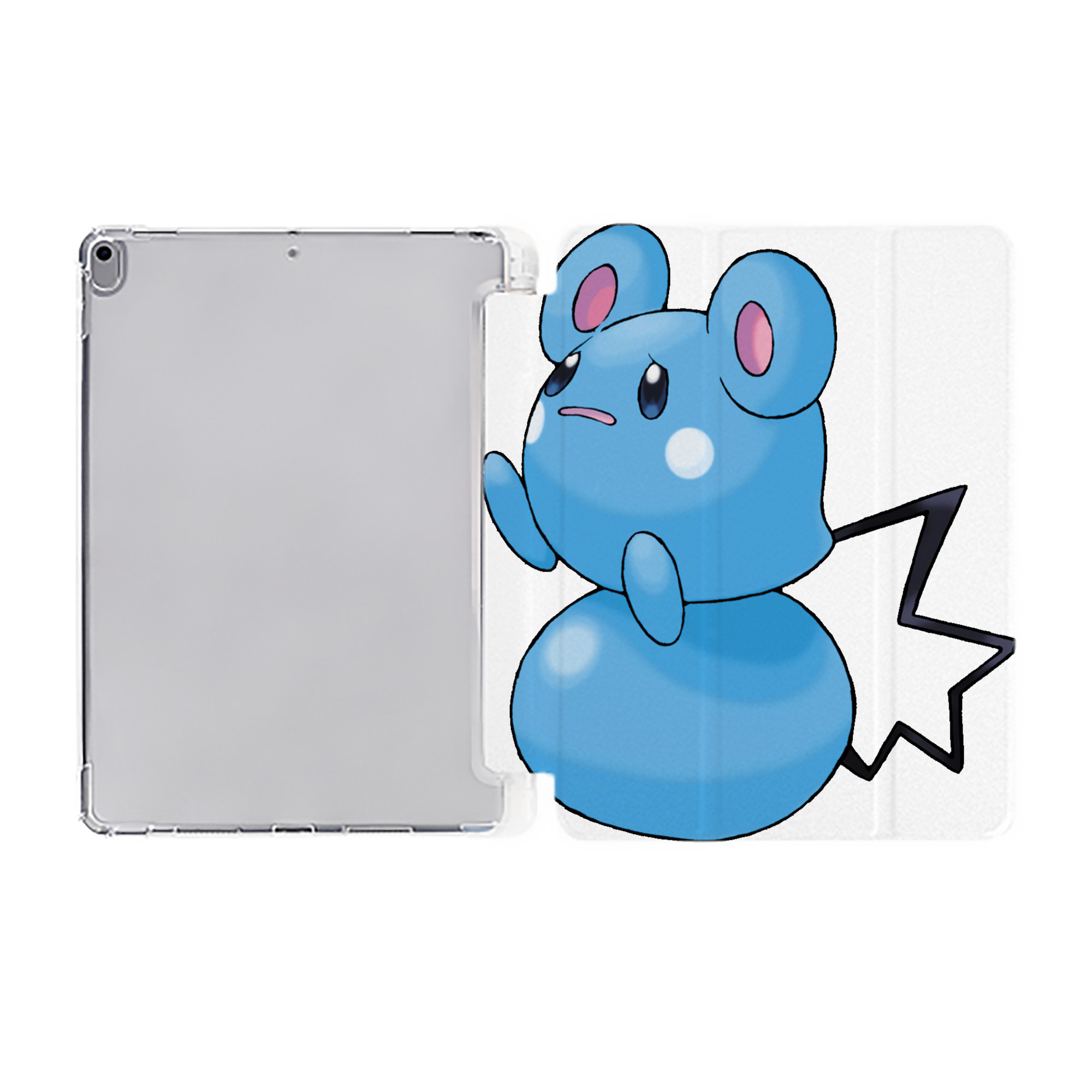 （画像用） ポケットモンスター Pokémon IPad ケース ペン収納付き 三つ折りスタンド PUレザー×シリコン 対応機種9.5/10.5/10.9インチ